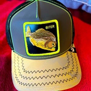 Goorin Farm Midnight Snack Biter Fish Reflective Glow Piranha New With Tags Rare